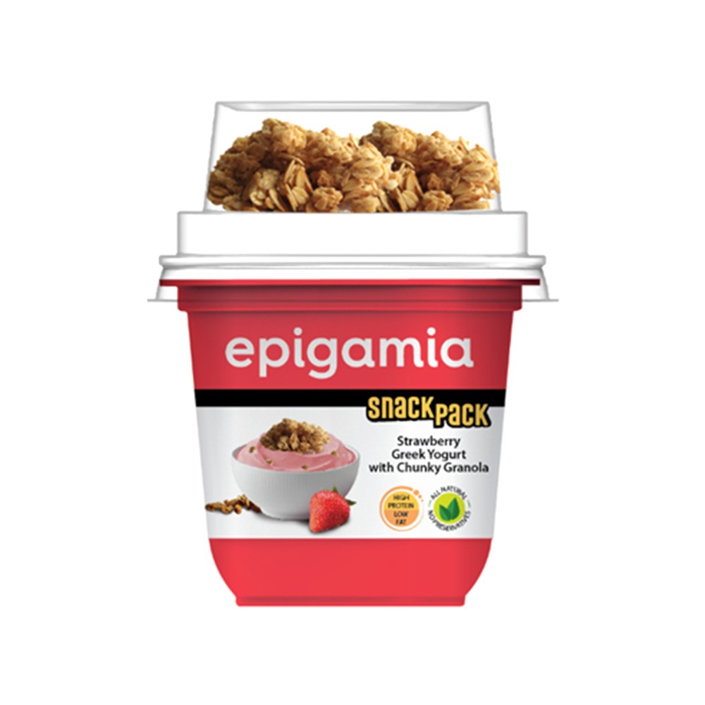 epigamia Snack Pack Strawberry Greek Yogurt with Chunky Granola Price ...