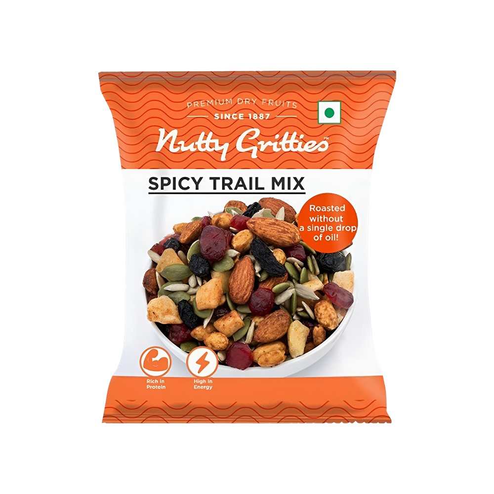Nutty Gritties Spicy Trail Mix - Pack of 10 - Brand Offer Price - Buy ...