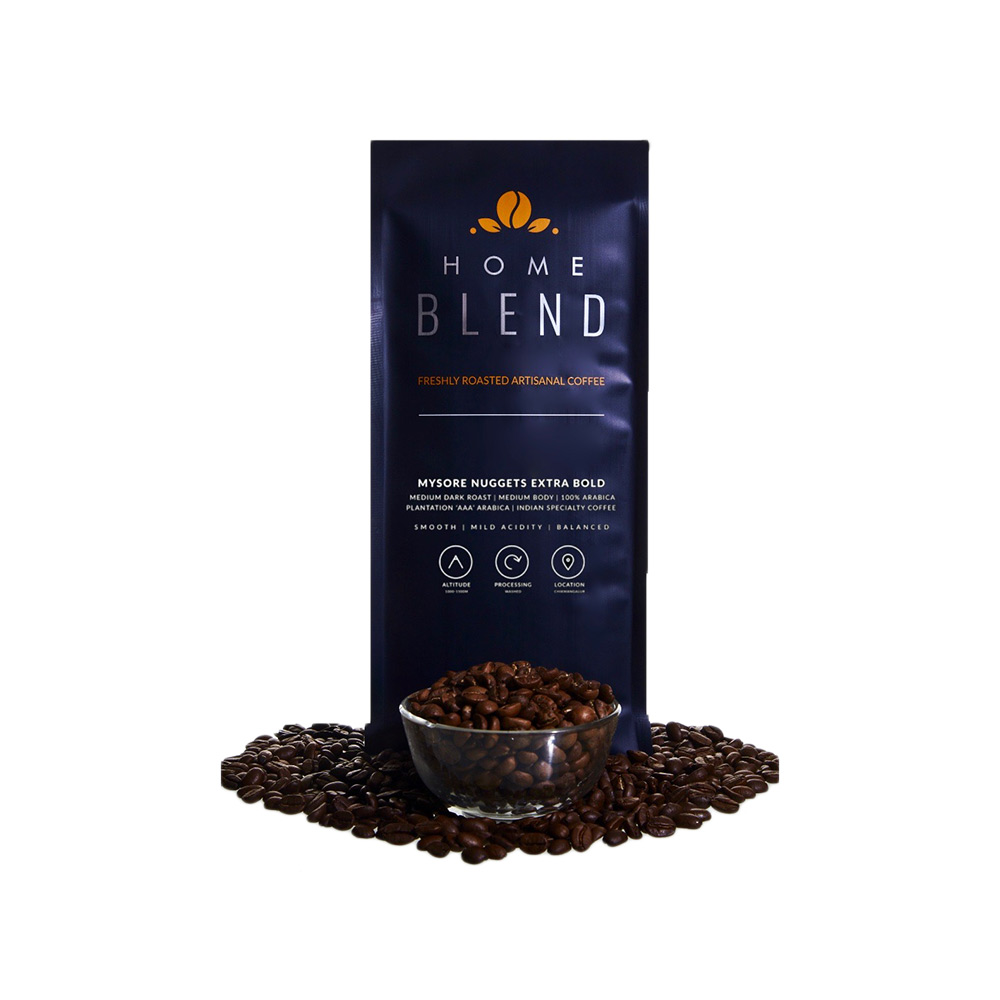 Picture Idea: Home Blend Mysore Nuggets Extra Bold Dark Roast Whole Coffee