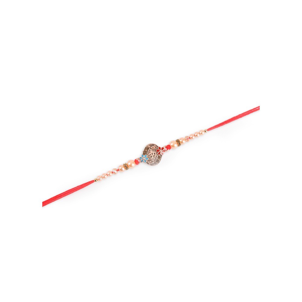 Twisted Rose - Handmade Blue Mango Rakhi main image 1