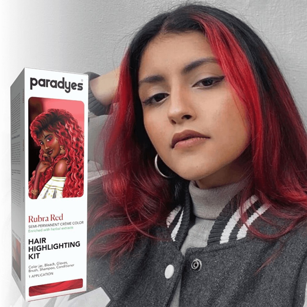 Paradyes Highlighting Hair Colour Kit (Rubra Red) (Rubra Red) Price ...