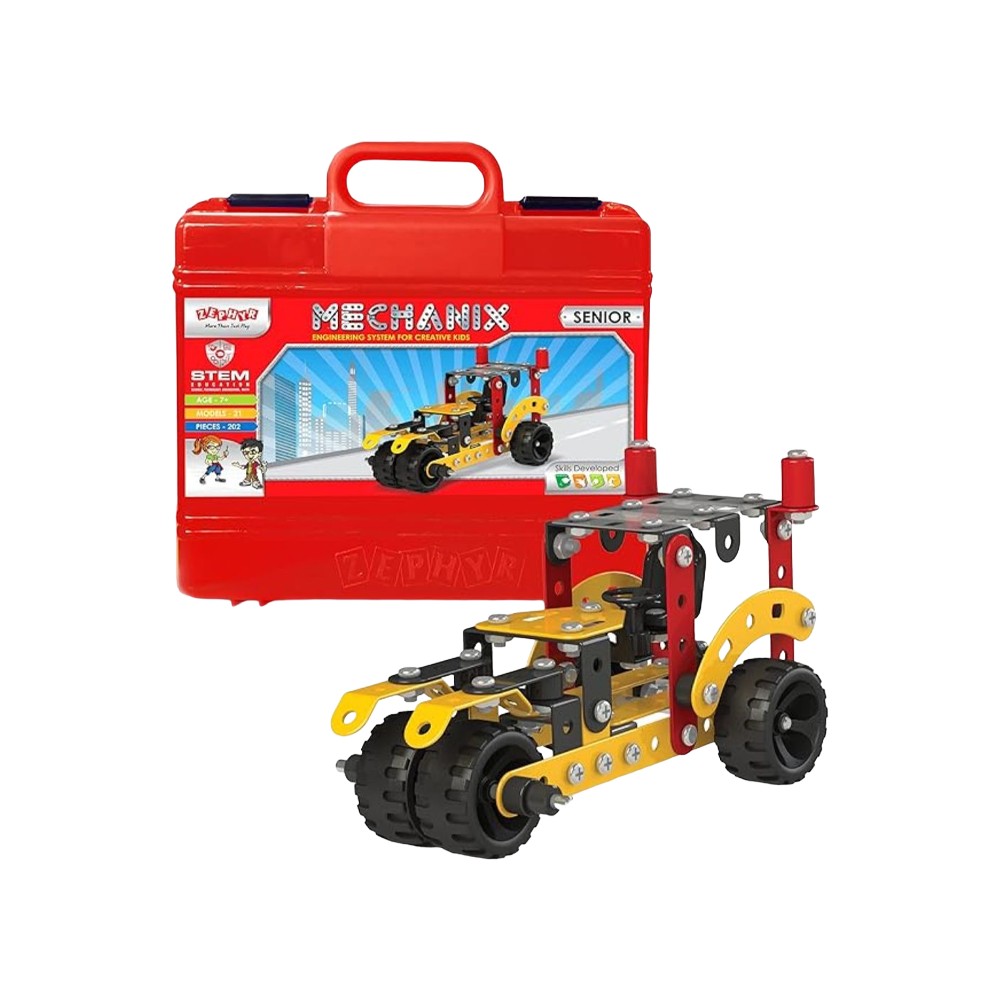 Mechanix Engineering Systems STEM Kit for Creative Kids (21 models) (7 ...