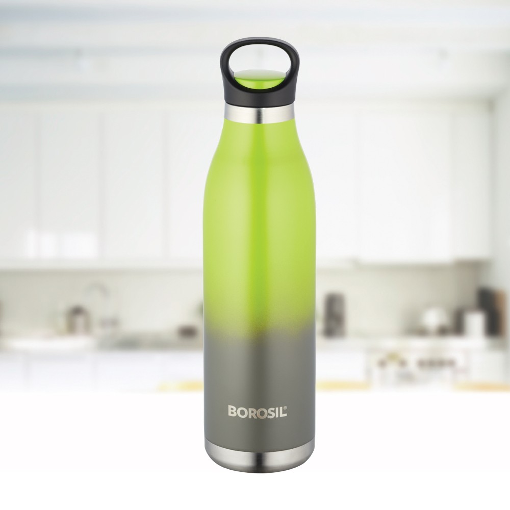 IronMaxx Premium Shaker 700ml – Verde Minerali – Con Sfera Frullante E Scala Graduata, Privo Di BPA, Per Proteine E Frullati - 2