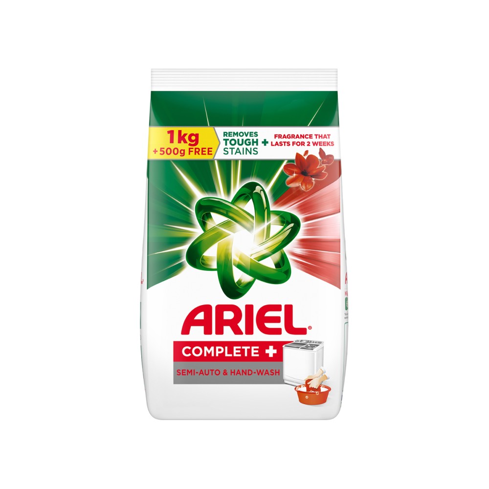 Ariel Powder Red Ariel Complete Detergent Powder - Get 500 g Free Price - Buy Online at ...