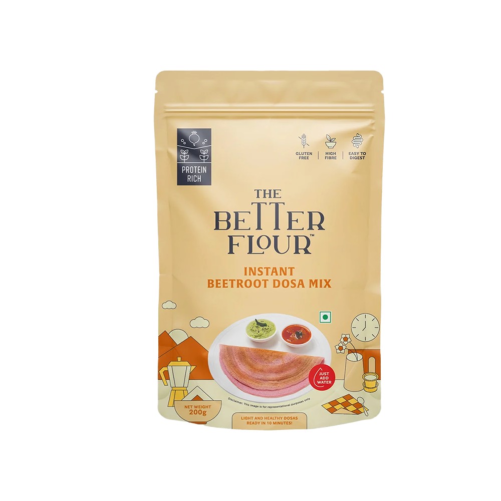 The Better Flour Instant Beetroot Dosa Mix