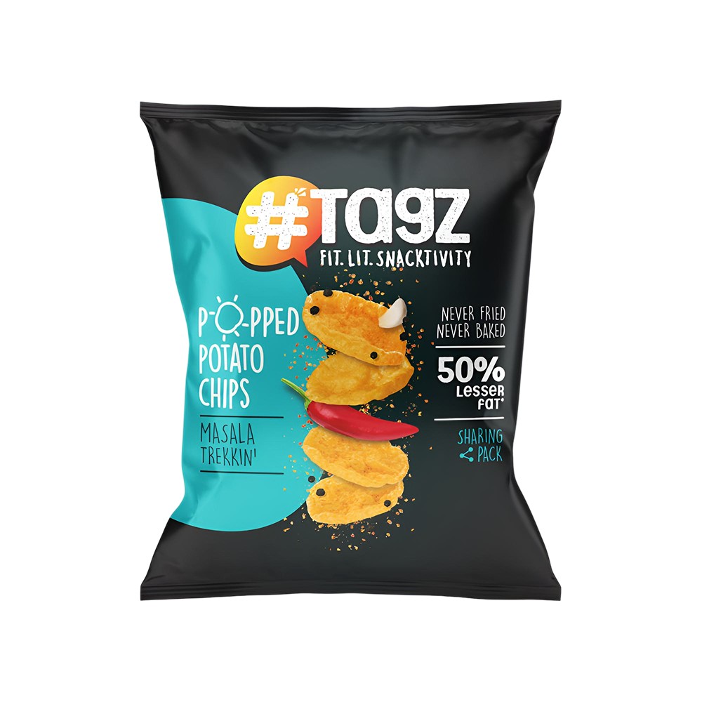 Tagz Masala Trekkin Potato Popped Chips Price - Buy Online at Best ...
