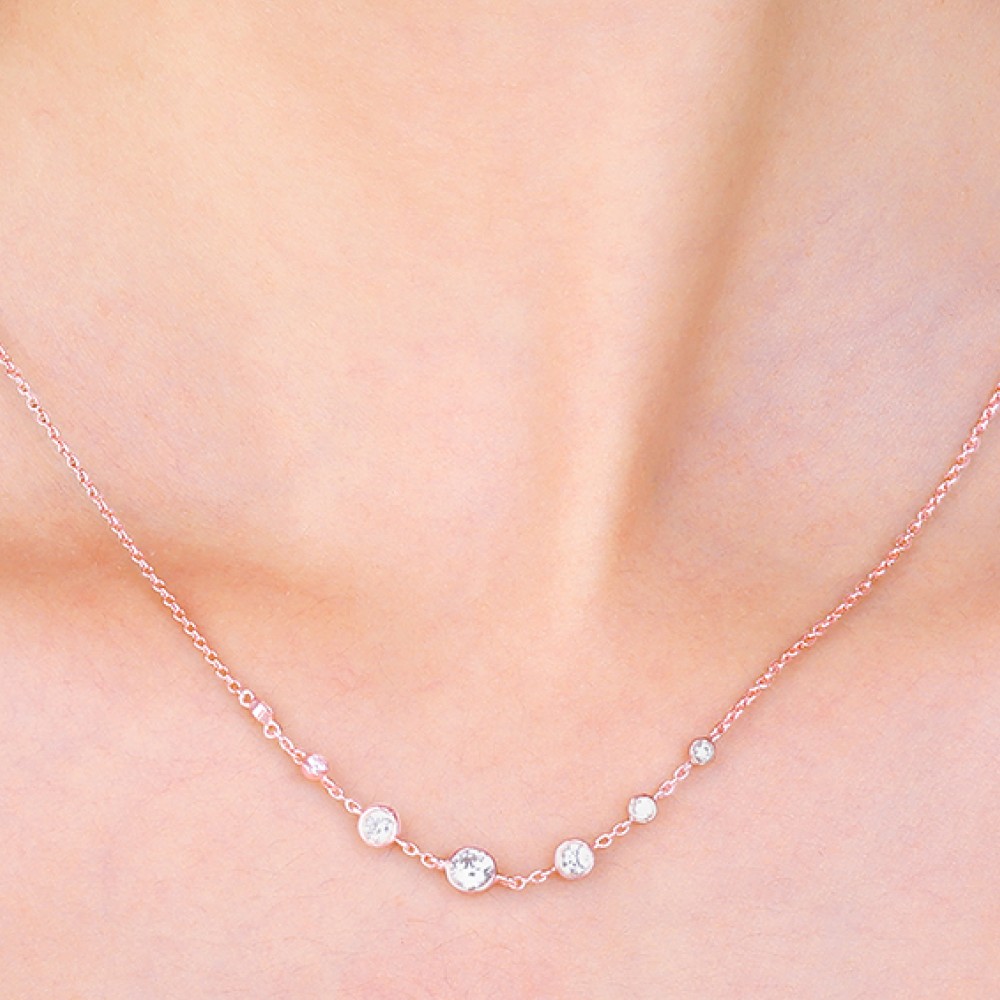 Giva Chain GIVA Stoned Chain (Rose Gold) Price - Buy Online at ₹2199 in India