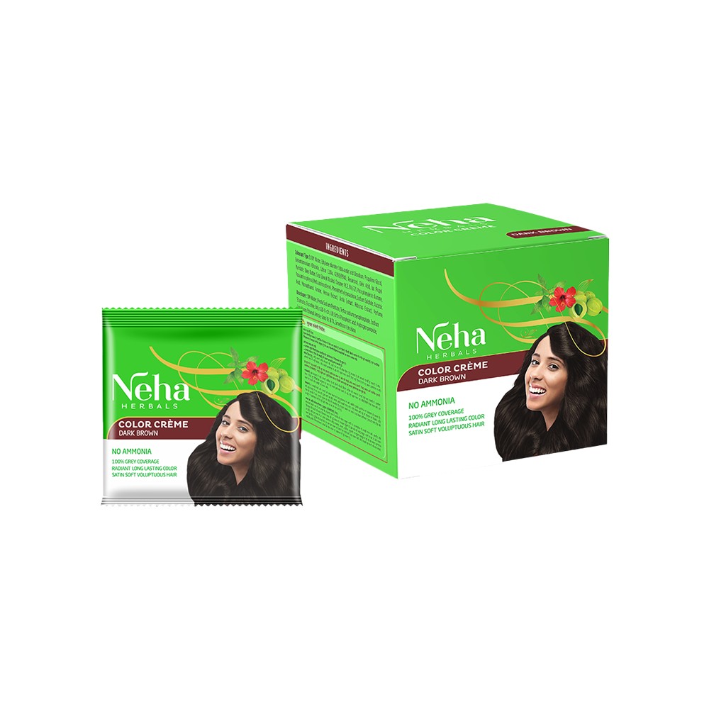 Neha Herbals Hair Colour (Dark Brown) Price - Buy Online at Best Price ...