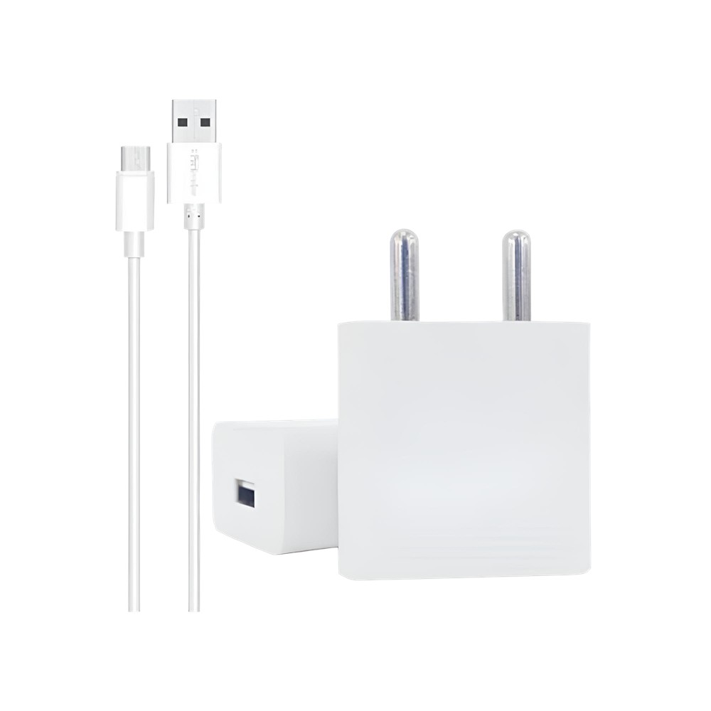 Portronics Android Charging Adapter with Cable (18W, White) Price - Buy ...