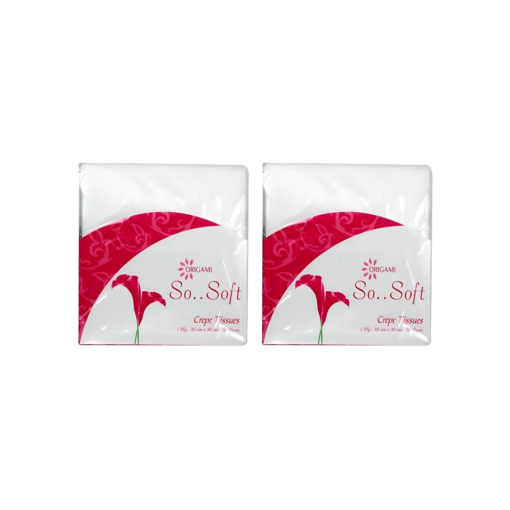 Origami So Soft Paper Napkins (2 Ply) - Pack of 2
