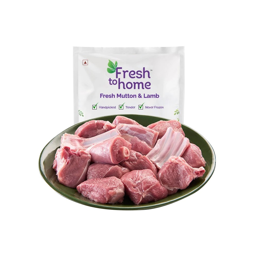FreshToHome Premium Tender Mutton Curry Cut Price - Buy Online at Best ...