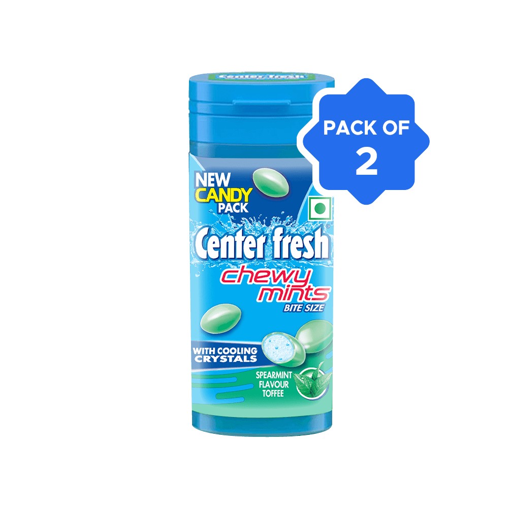Center Fresh Chewy Mints Spearmint Flavour Candy - Pack of 2 Price ...