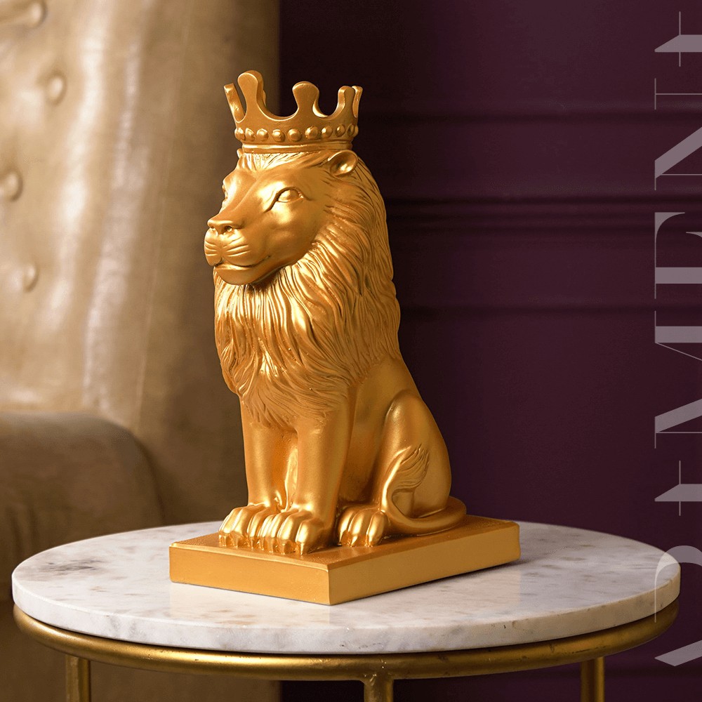 The Artment Minimalist Regal Lion Showpiece (11