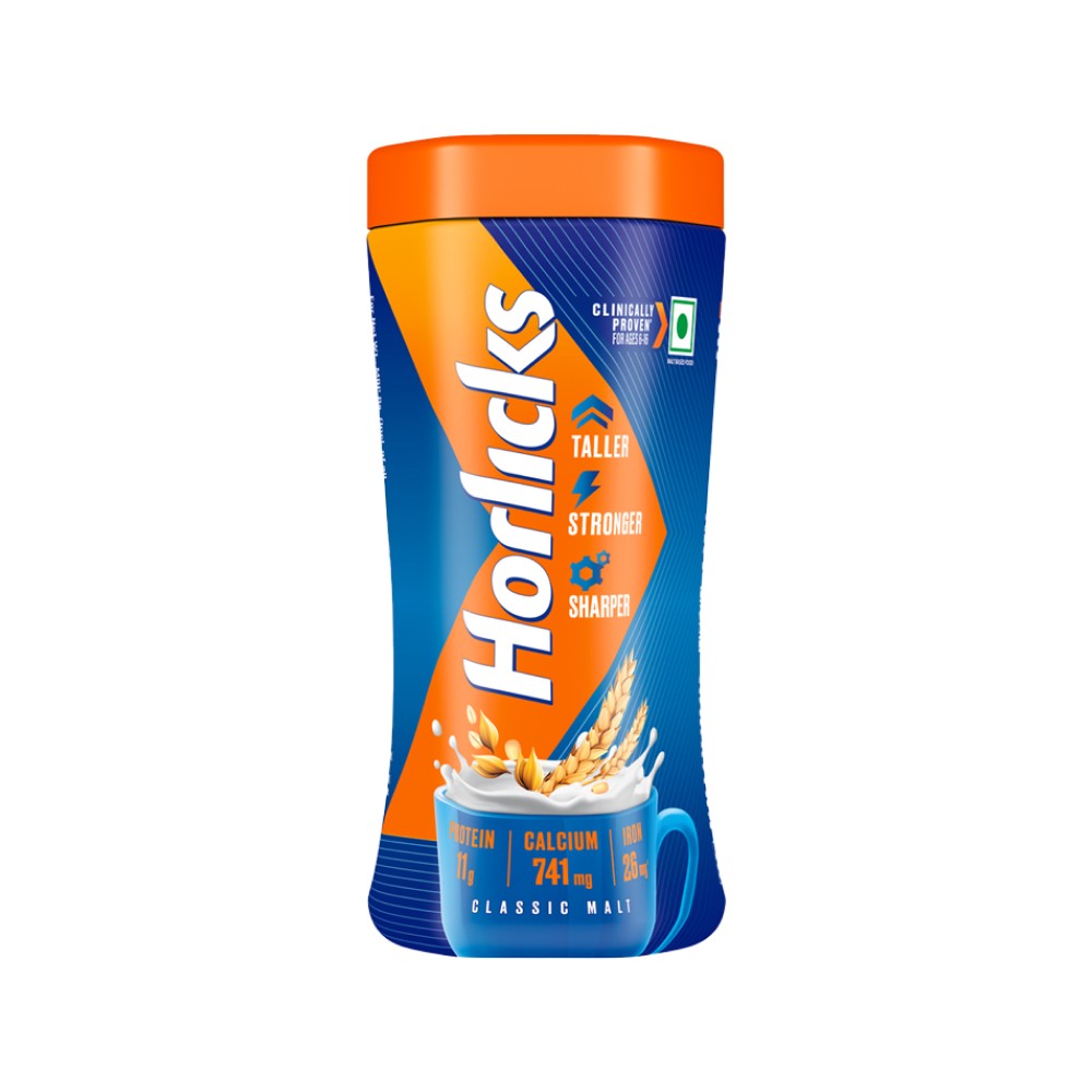 Horlicks Classic Malt Drink Mix Jar Price - Buy Online at Best Price in ...