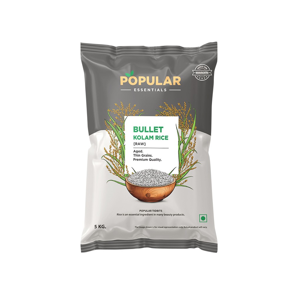 Esr Bullet Rice Popular Essentials Bullet Wada Kolam Rice (Long Grain) Price - Buy ...