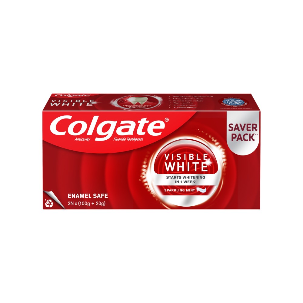 Colgate Visible White Sparkling Mint Whitening Toothpaste Price - Buy ...