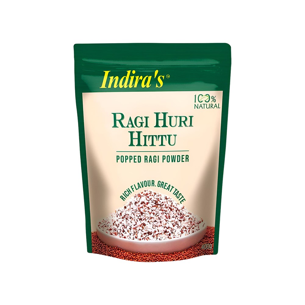 Indira's Huri Hittu Ragi Flour / Popped Ragi Powder Price - Buy Online ...