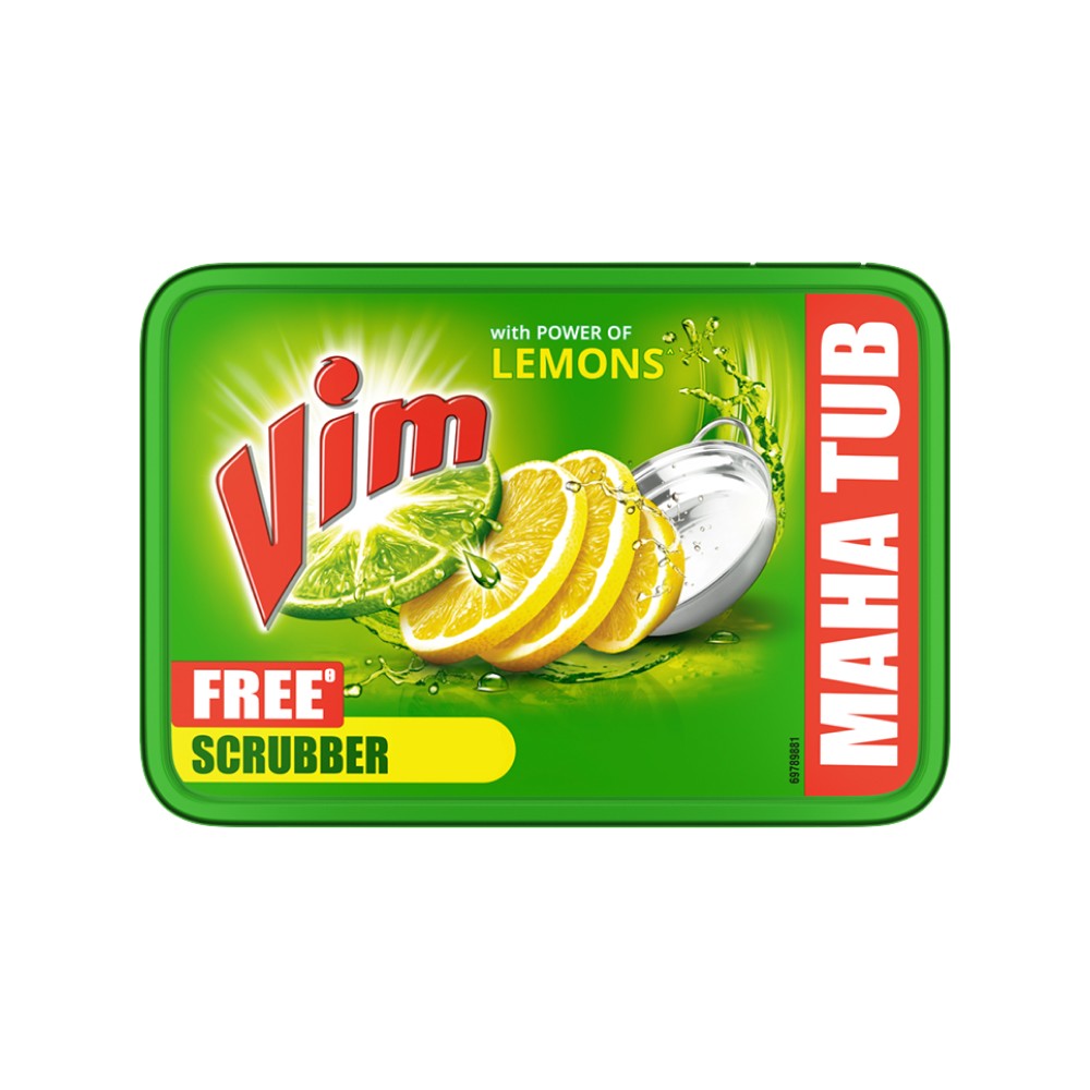 Lemon Intub Vim Lemon Tub Dishwashing Tub (500 g) Price - Buy Online at ₹60 in India