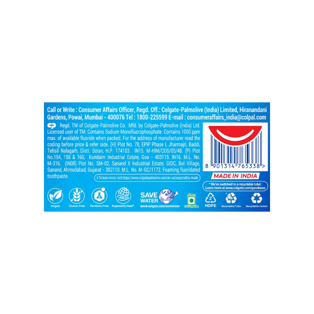Colgate Strong Teeth Anticavity Toothpaste (150 g) - Pack of 2 Price ...