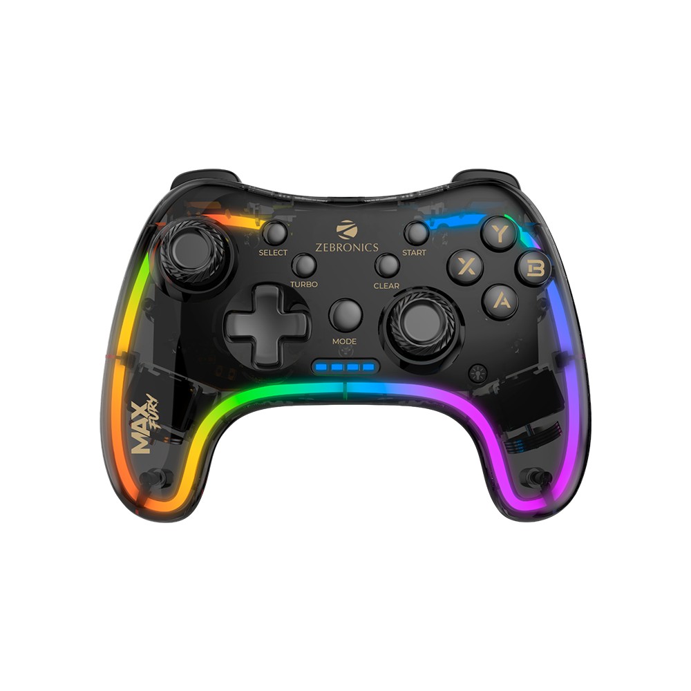 Zebronics Controller Buttons Zebronics Zeb Max Fury Wired Gaming Controller (Black) Price - Buy ...