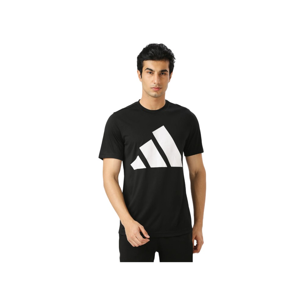 Men Black Adidas T Shirt