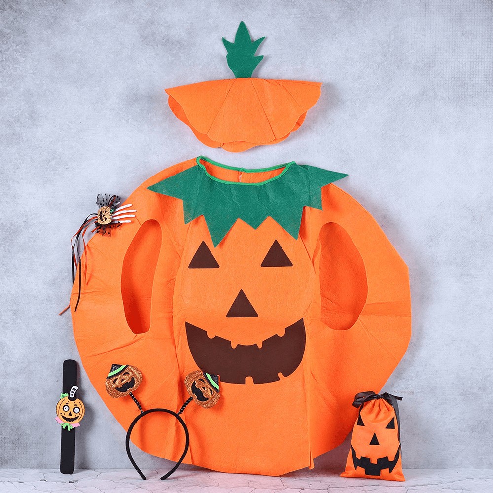 Goosebumps Jack O' Lantern Costume Adult Black Orange