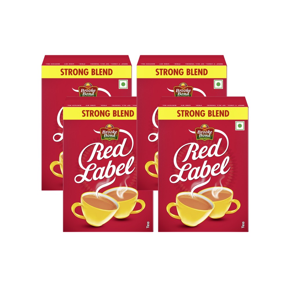 Brooke Bond Red Label Tea - 250 g - Pack of 4 Price - Buy Online at ...