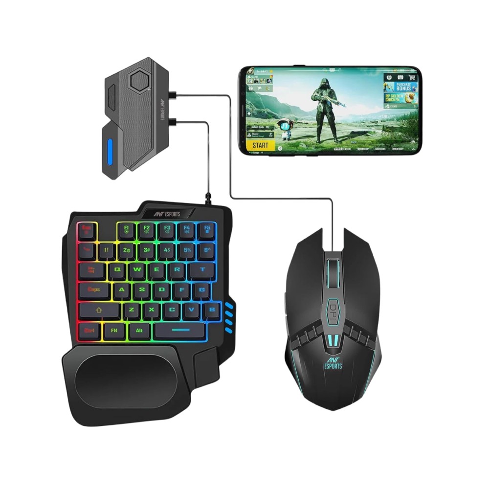Ant Esports MG401 4 In 1 Wired Keyboard Mouse Combo and Mouse Combo Ant esports mg401 4 in 1 wired keyboard mouse combo and mouse combo