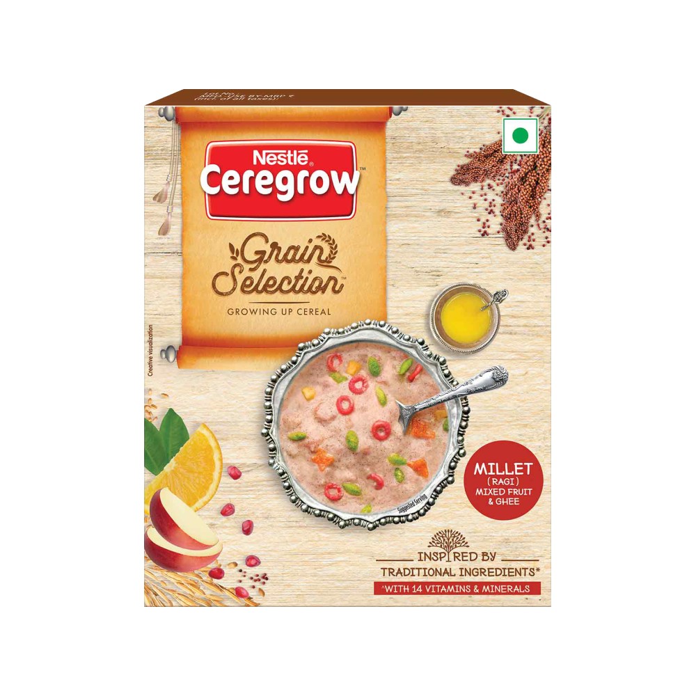 Nestle Ceregrow Grain Selection Growing Up Baby Cereal (Ragi Mixed ...
