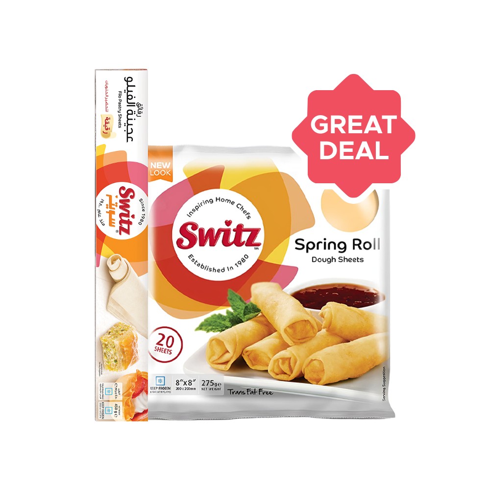 Switz Spring Roll Switz Spring Roll Dough Sheets + Filo Pastry Sheets Combo Price - Buy ...