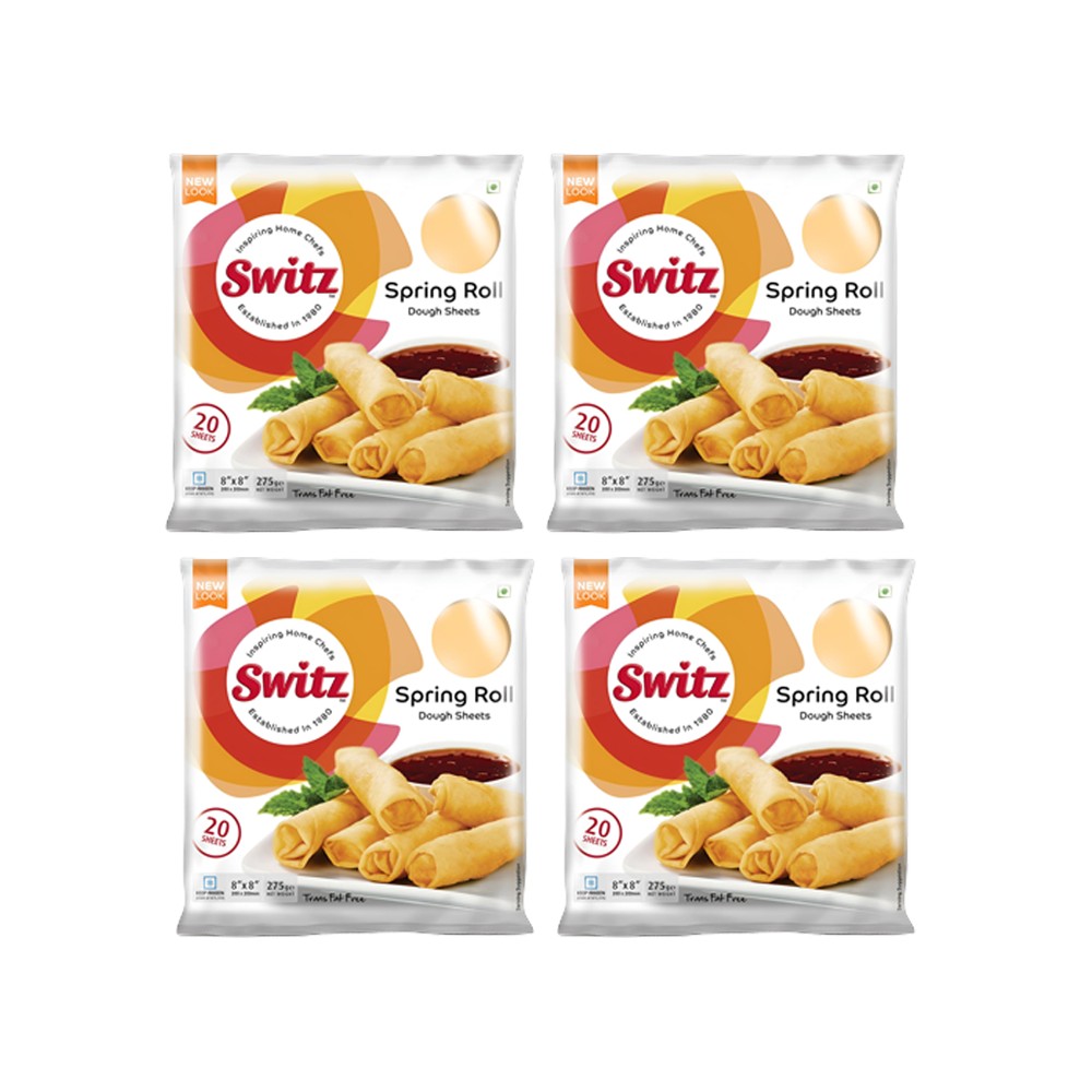 Swits Spring Roll Switz Spring Roll Dough Sheets - Pack of 4 Price - Buy Online at Best ...