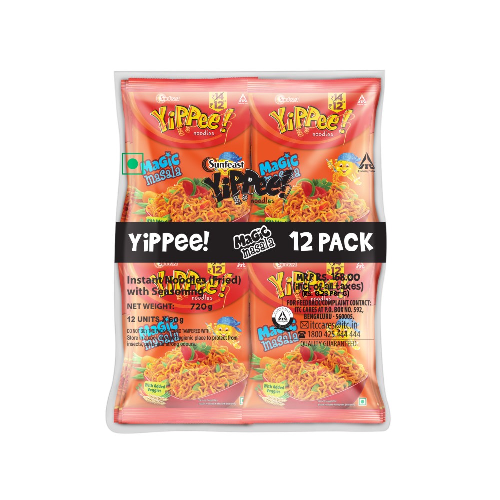 Sunfeast Yippee Magic Masala Instant Instant Noodles Price - Buy Online ...