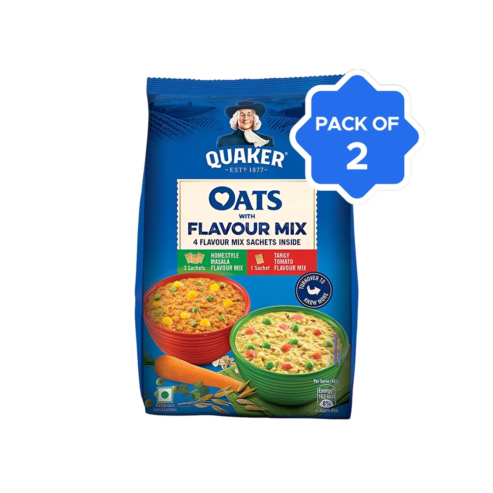 Quacker Fun Mix Quaker Flavour Mix Rolled Oats - Pack of 2 Price - Buy Online at Best ...