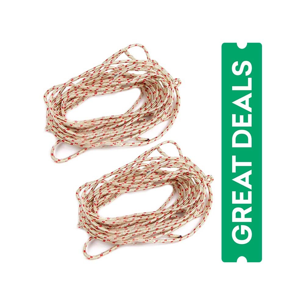 Aravi 10 m Braided Twisted Cloth Rope (Colour may Vary) - Pack of 2 ...