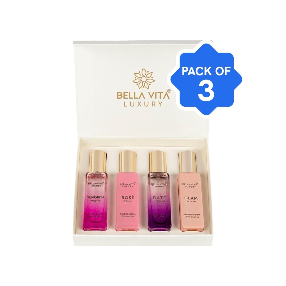 Vorlage: Bella Vita Organic Women's Luxury Perfume Gift Set - Pack of 3 Price Bella Vita Organic Women's Luxury Perfume Gift Set - Pack of 3 Price