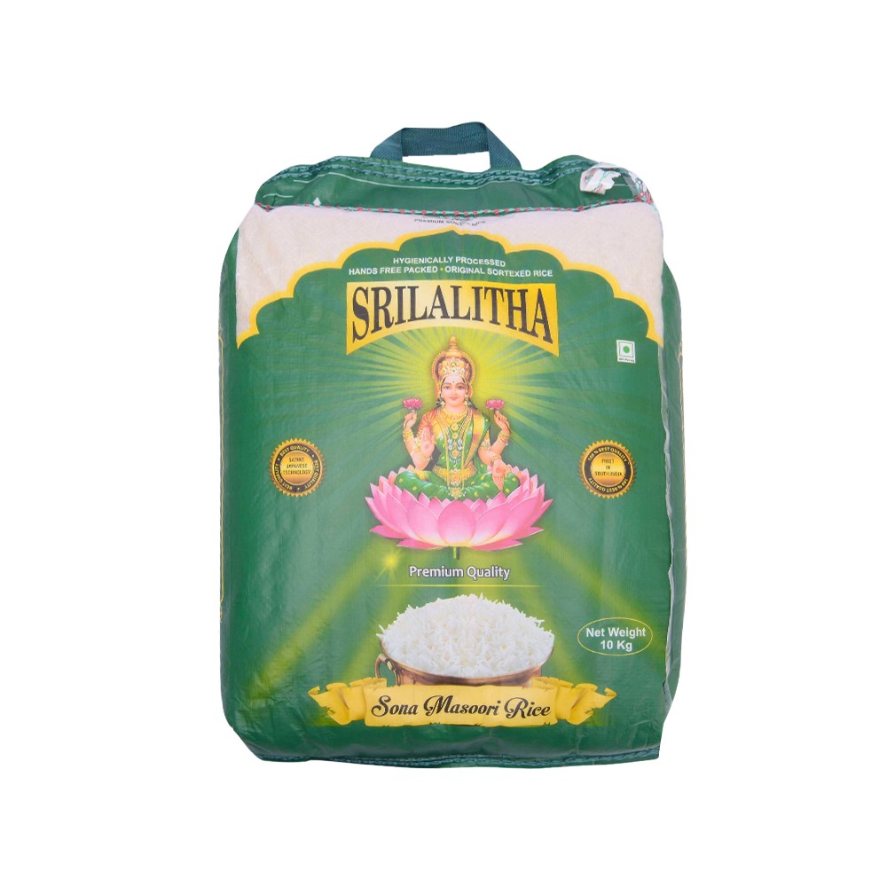 Lalitha Rice Sri Lalitha Raw Sonamasuri Rice (Long Grain) Price - Buy Online at Best ...