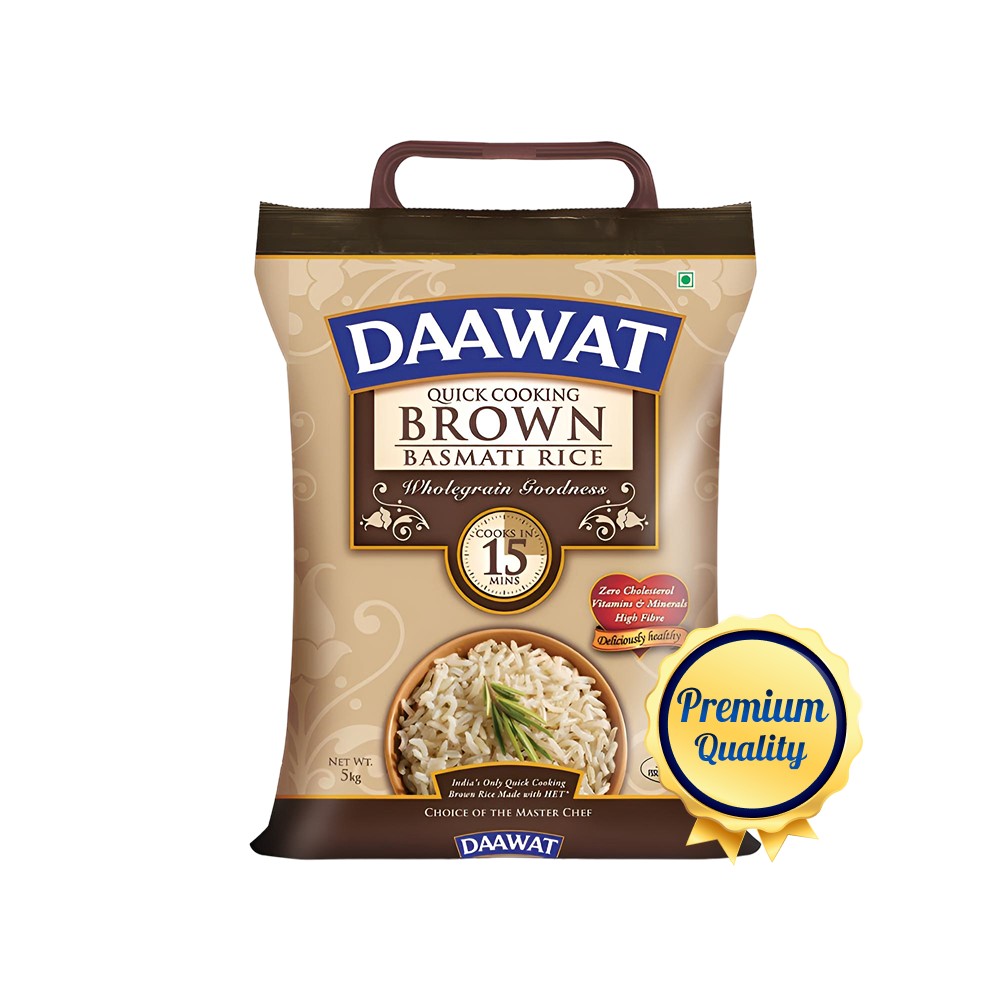 Daawat Brown Basmati Rice (Extra Long Grain) Price - Buy Online at ₹788 ...