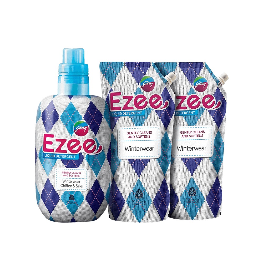 Godrej Ezee Woollen Liquid Detergent For Winterwear- Chiffon & Silks