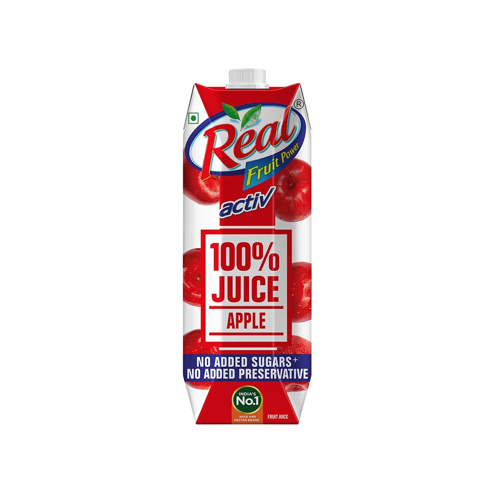 Real Activ 100% Apple Juice - Pack of 3 Price - Buy Online at Best ...