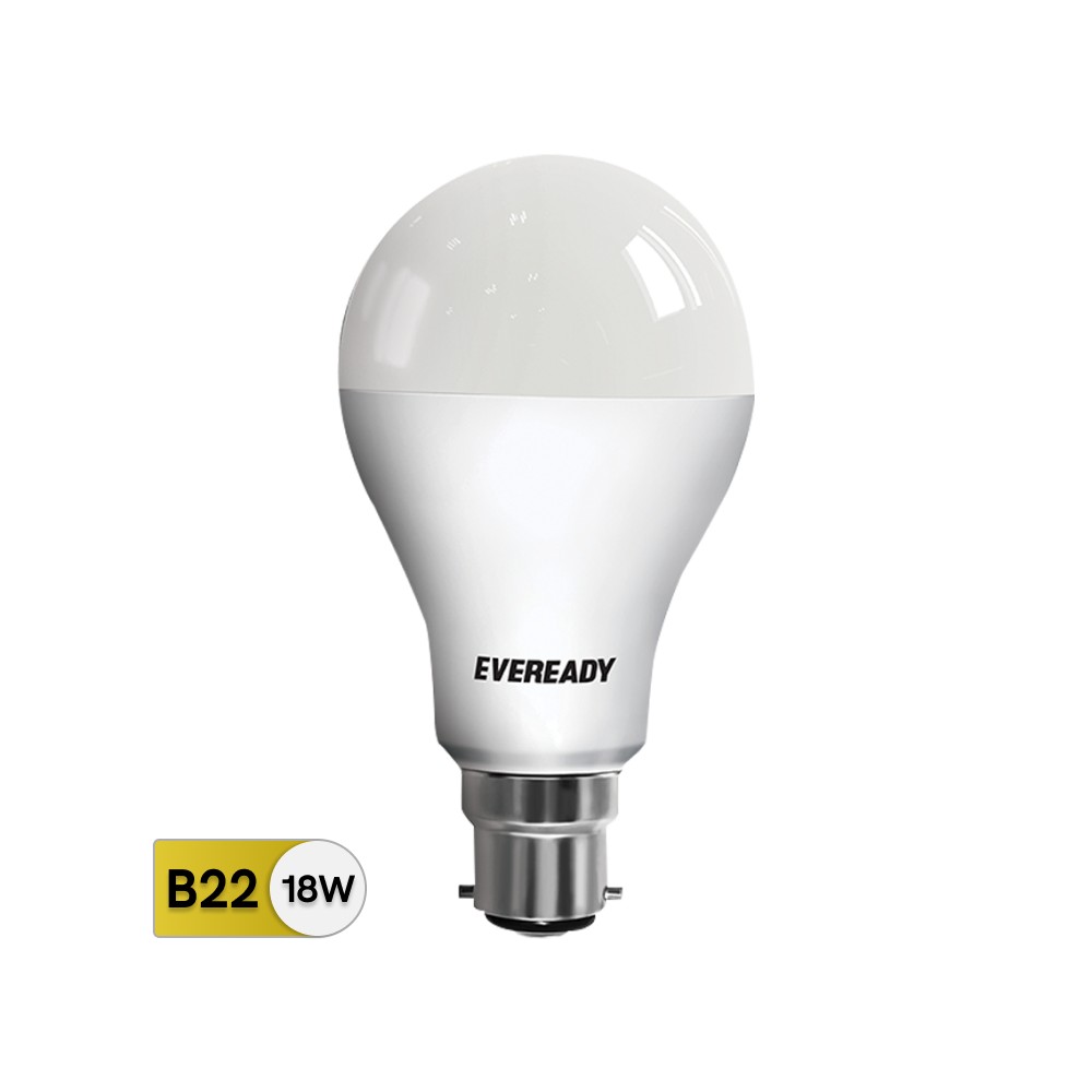 1822 Led Bulb Eveready 18 Watts B22 LED Bulb (Cool Daylight) Price - Buy Online at ...