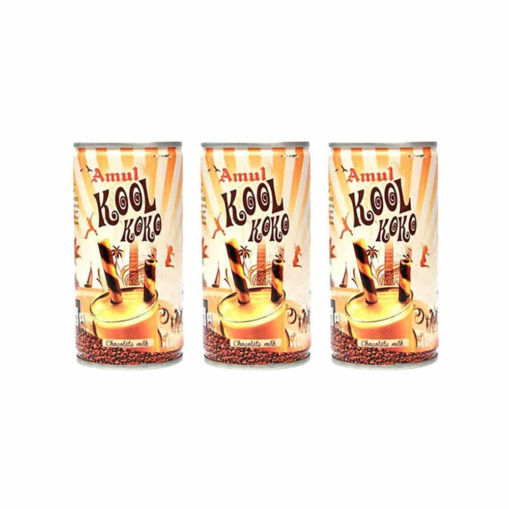 Mat Kool Choco Amul Kool Koko Chocolate Flavoured Milk - Pack of 3 Price - Buy Online ...