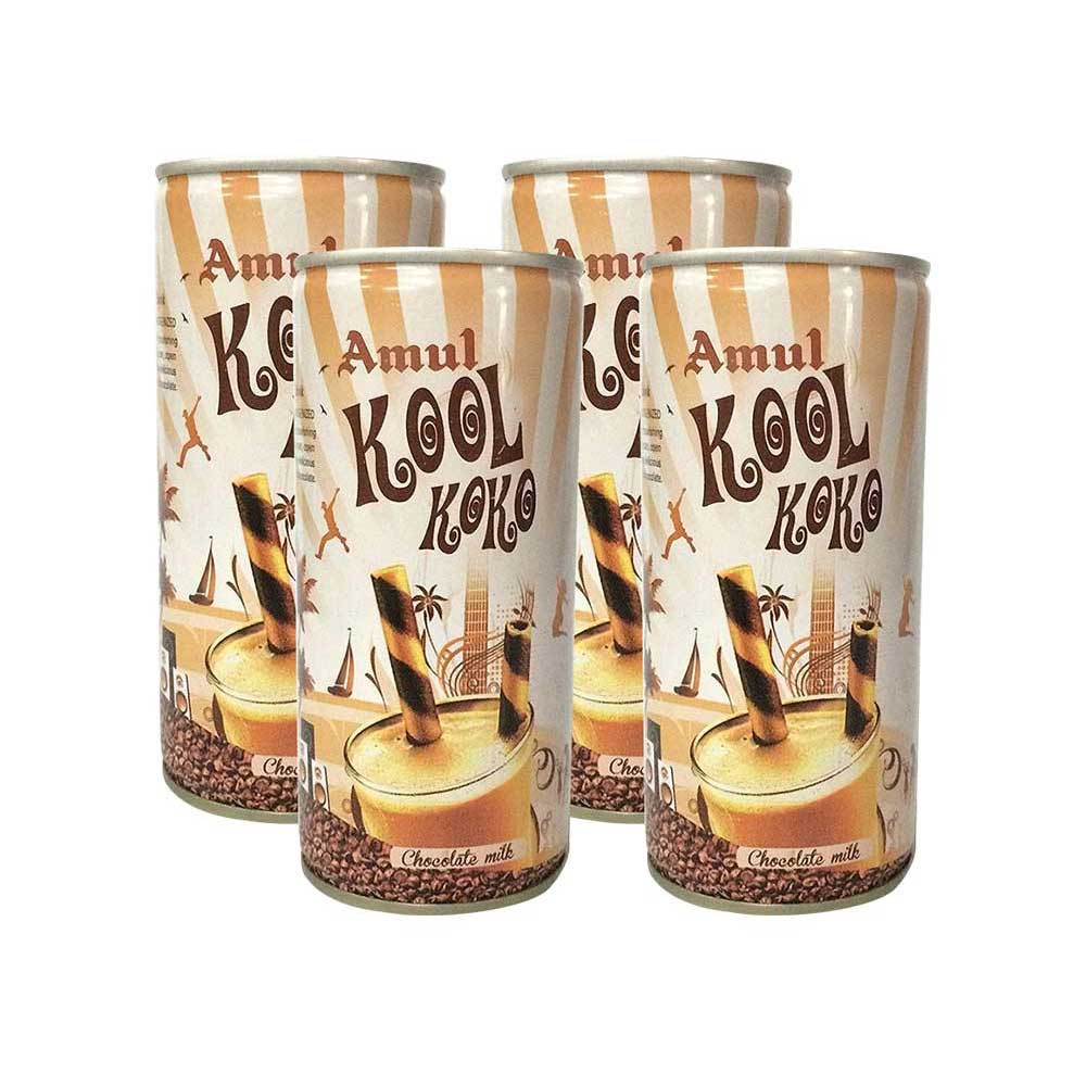 Amul Kool Koko Chocolate Flavoured Milk - Pack of 4 Price - Buy Online ...