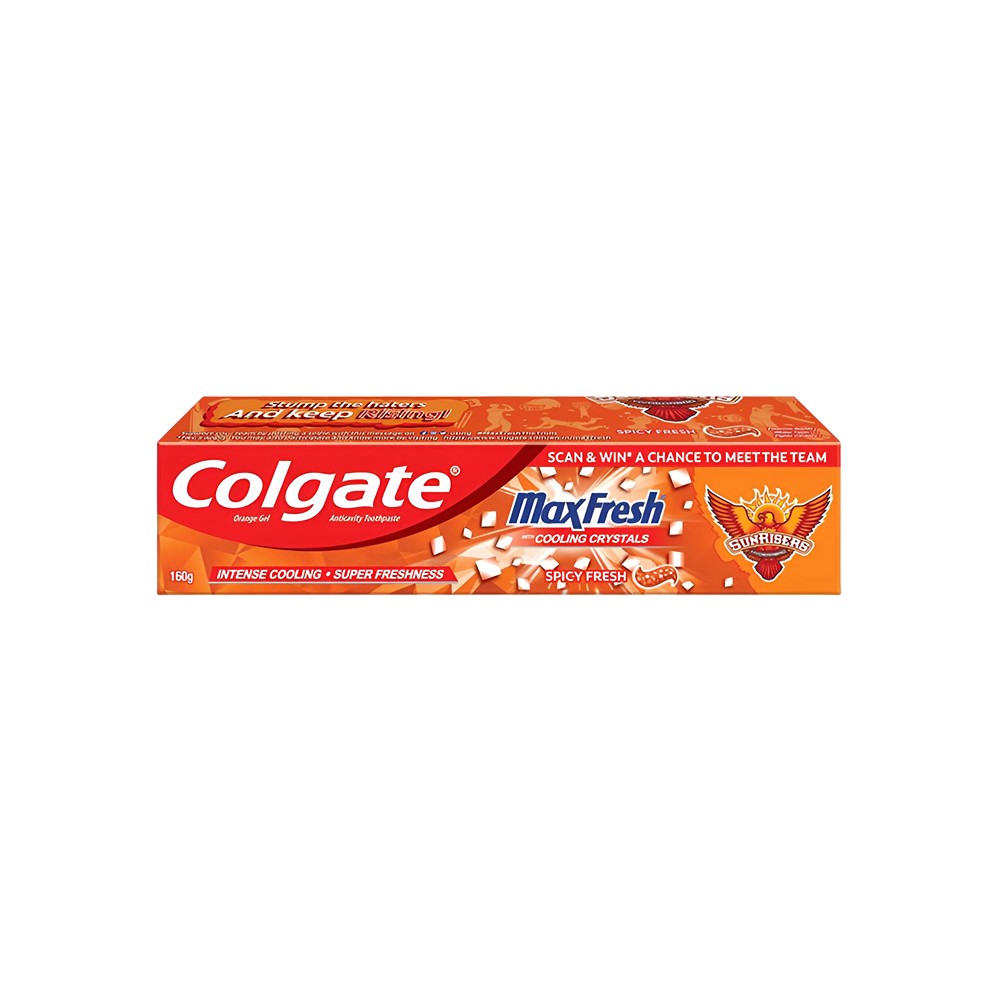 Colgate MaxFresh Orange Spicy Fresh Gel (Sunrisers Hyderabad ...