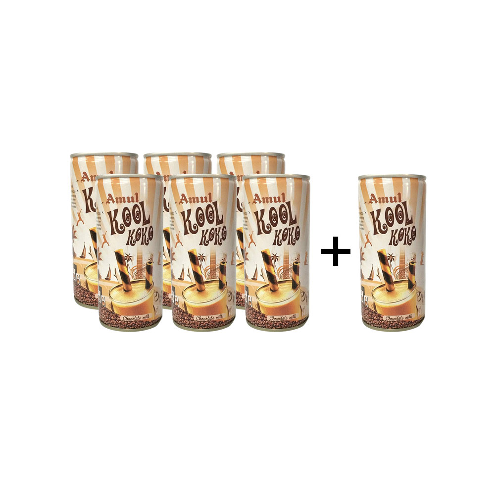Mat Kool Choco Amul Kool Koko Chocolate Flavoured Milk - Buy 6 Get 1 Free Price - Buy ...