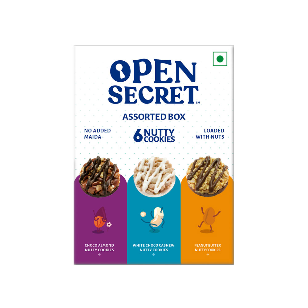 Open Secret Choco Almond, White Choco Cashew & Peanut Butter Assorted ...