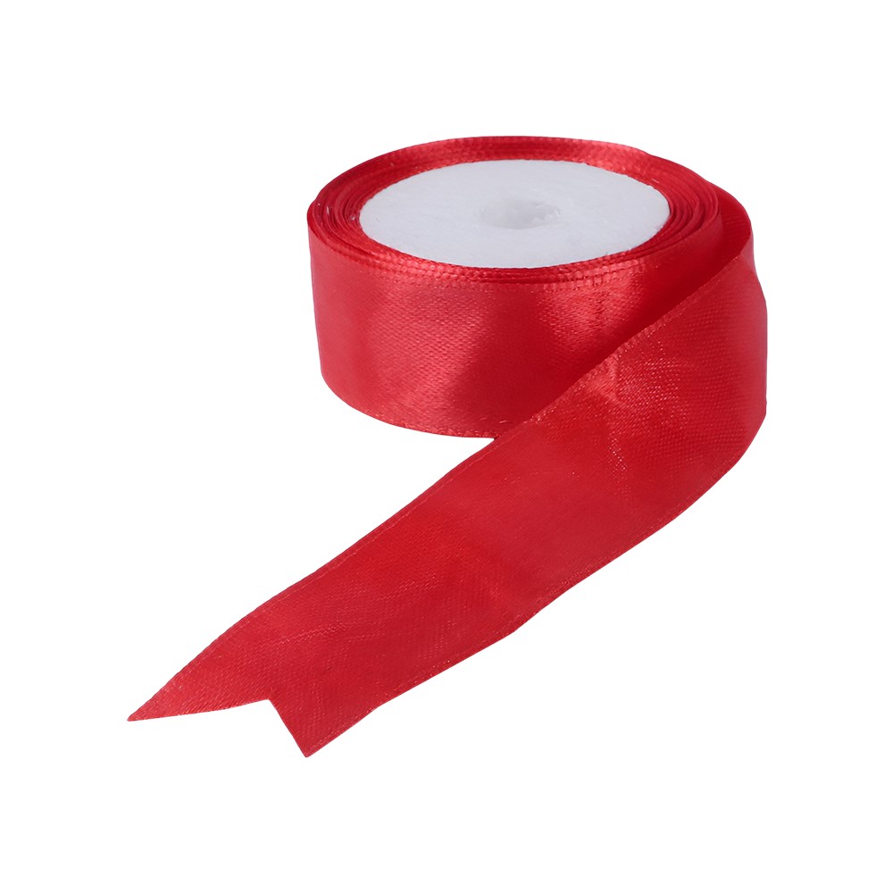 Riban Rol Satin Decoration Ribbon Roll (Red) Price - Buy Online at Best Price in ...