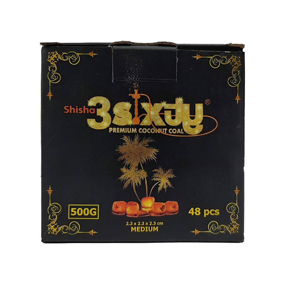 Natural Coconut Hookah Coal by Shisha3Sixty`