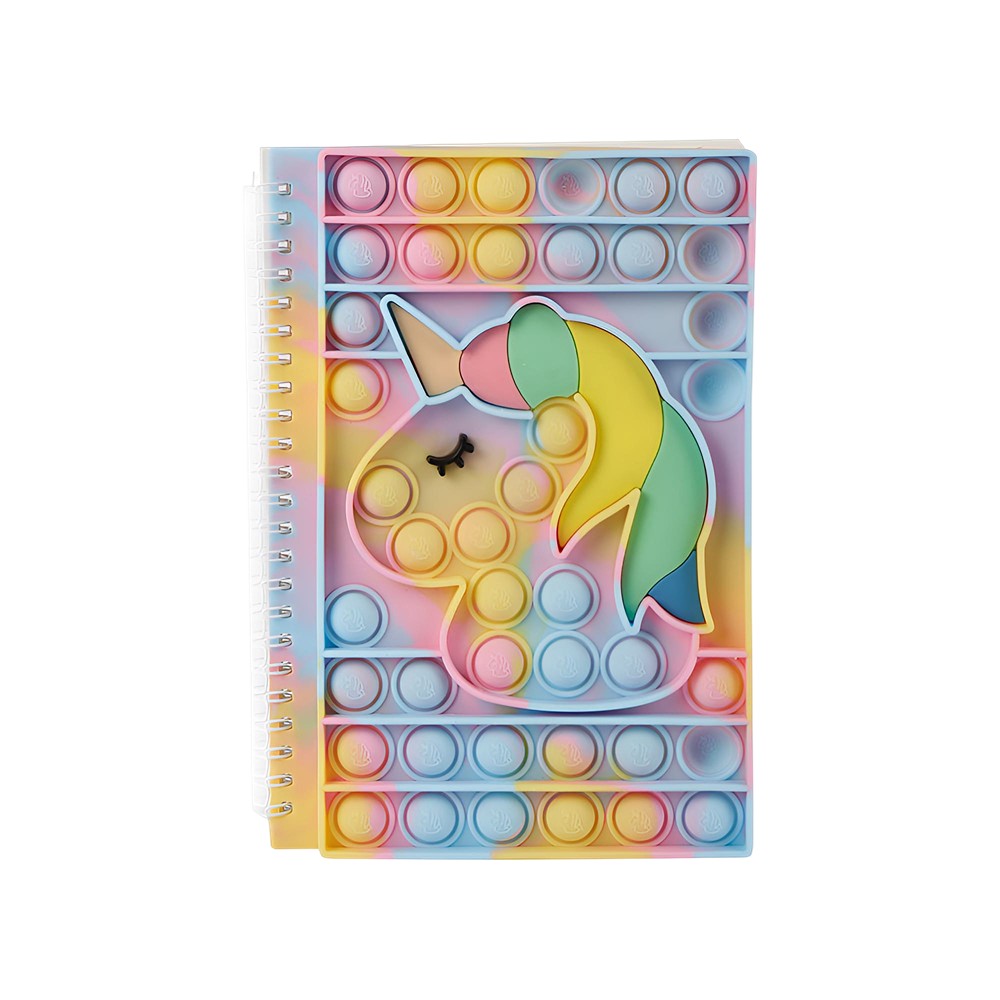 Popit Unruled Notebook - Eyes Closed Unicorn Design (Assorted) Price ...