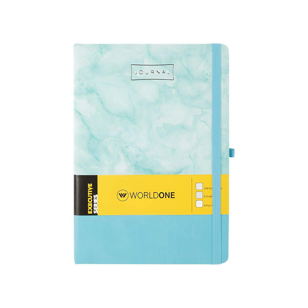 Worldone Executive Series Single Line Journal Notebook (224 Pages, Sea ...