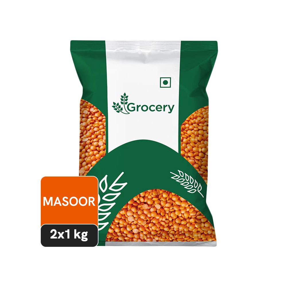 Grocery Masoor Dal - Pack of 2 Price - Buy Online at Best Price in India